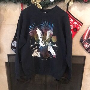 Vintage fruit of the loom eagle sweater